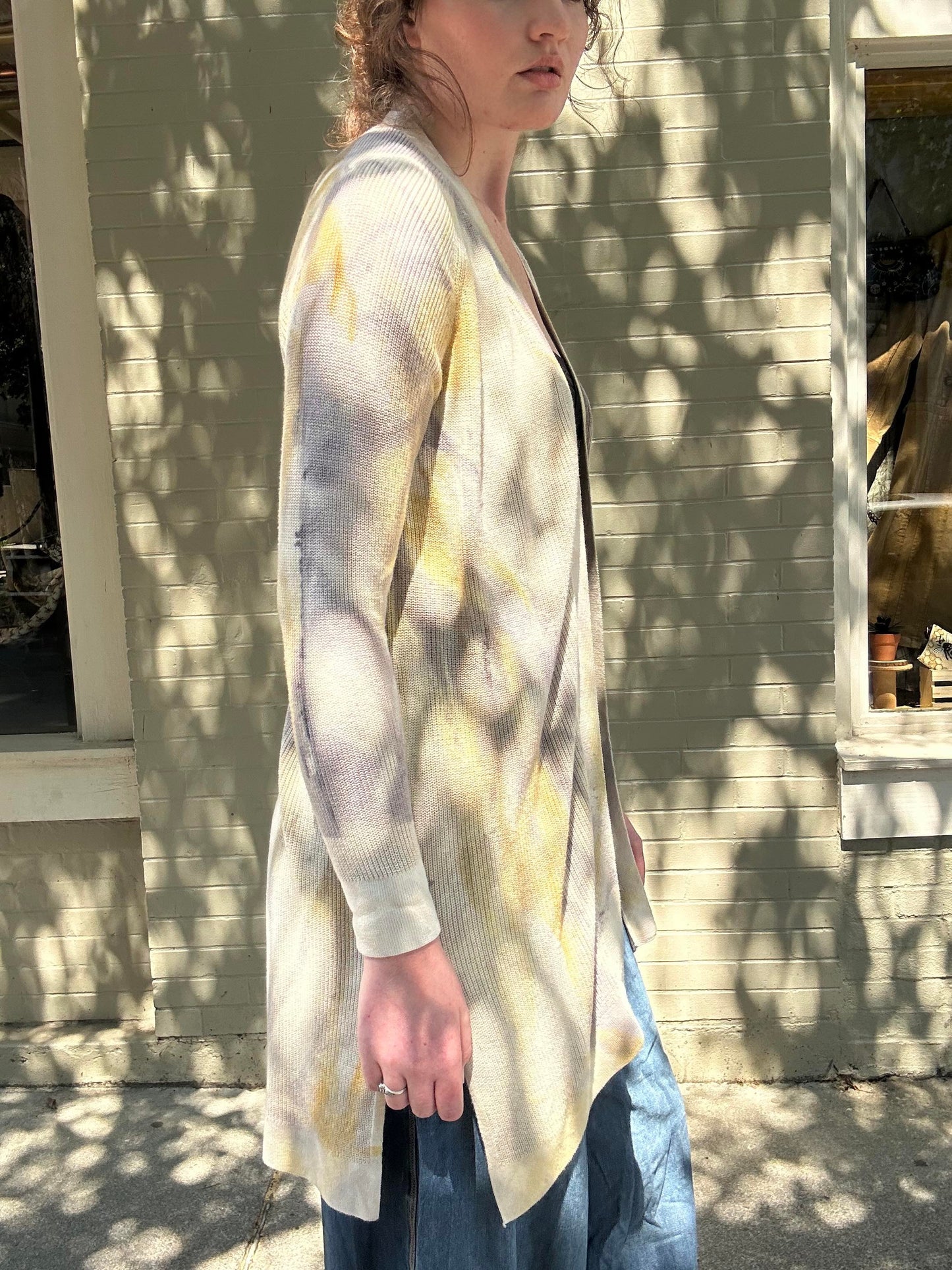 Custom Dyed Cardigan - La De Da