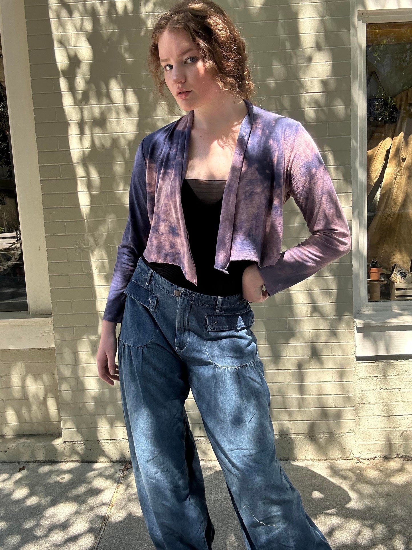 Custom Dyed Shrug - La De Da