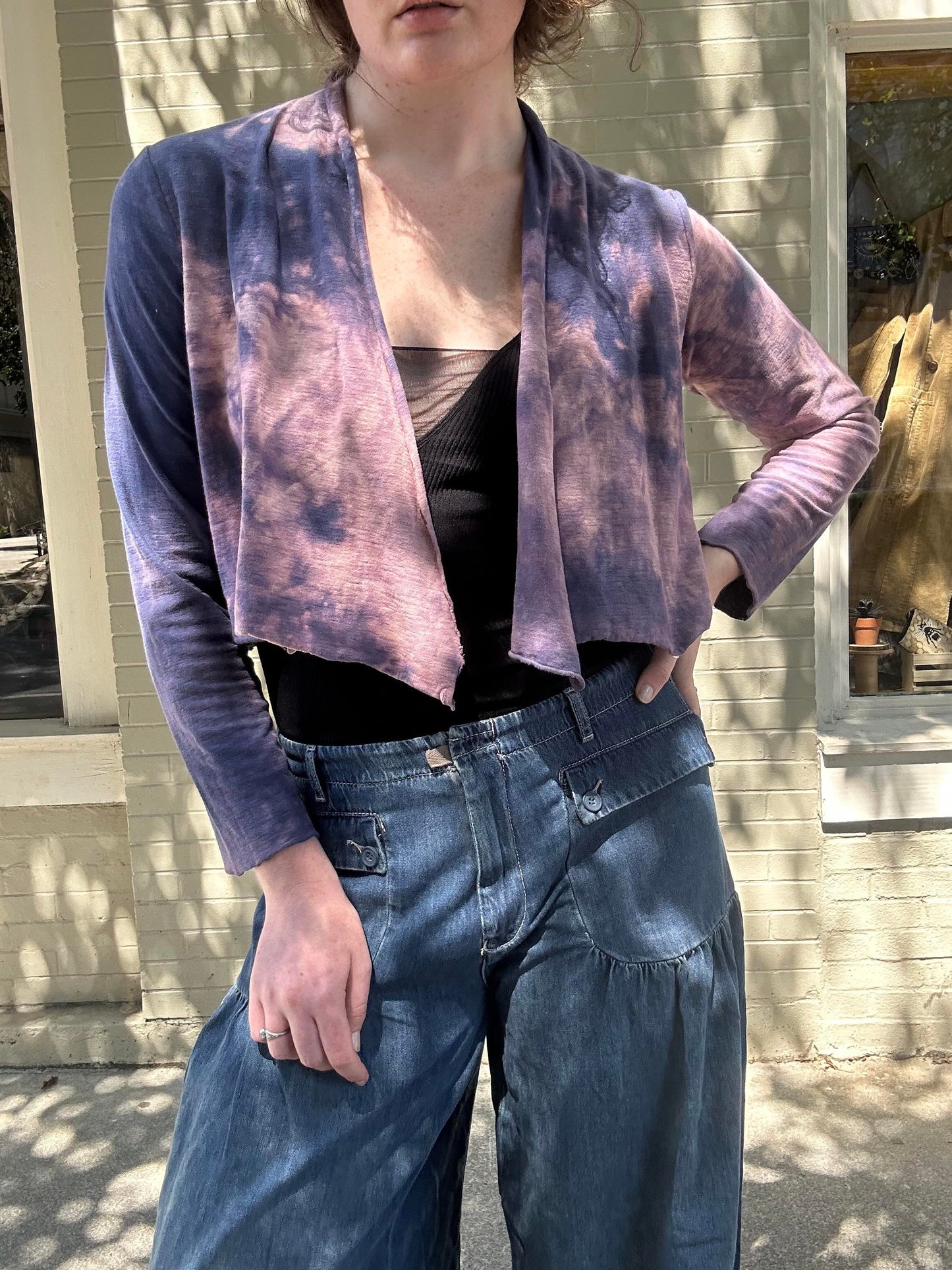 Custom Dyed Shrug - La De Da