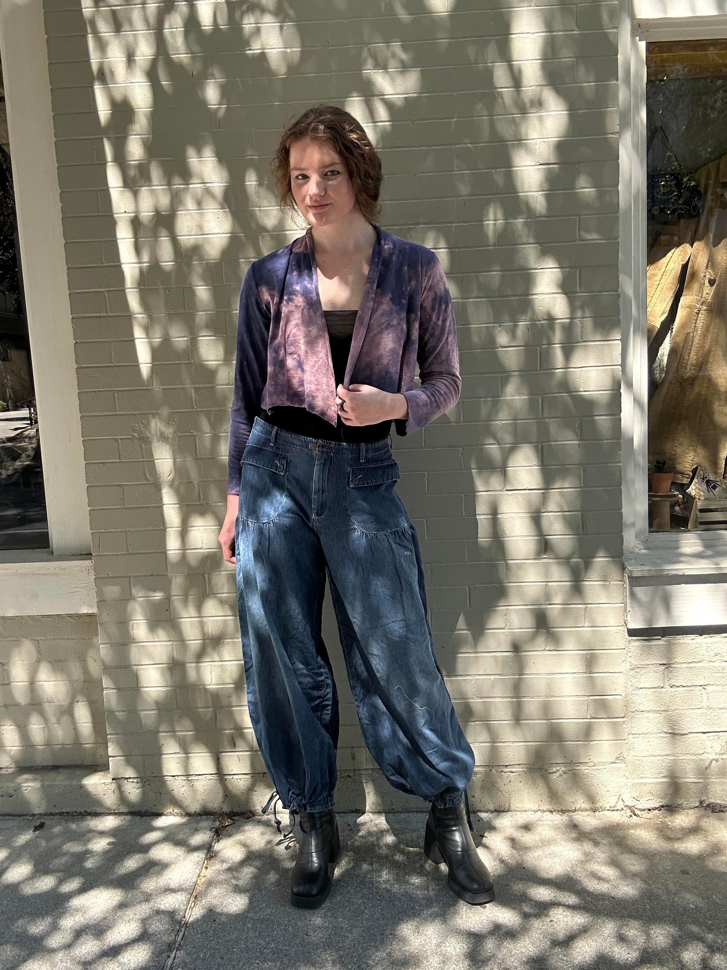 Custom Dyed Shrug - La De Da