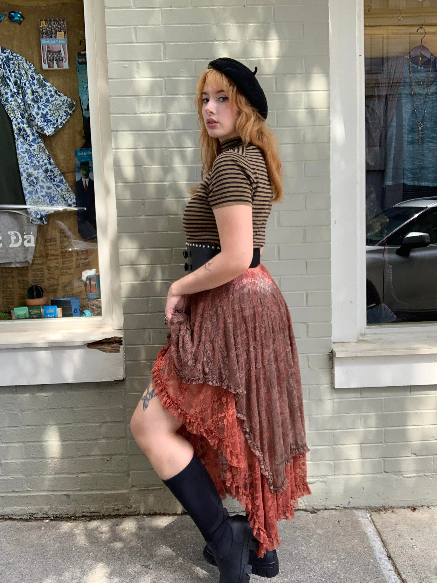 Custom Dyed Slip Skirt - La De Da