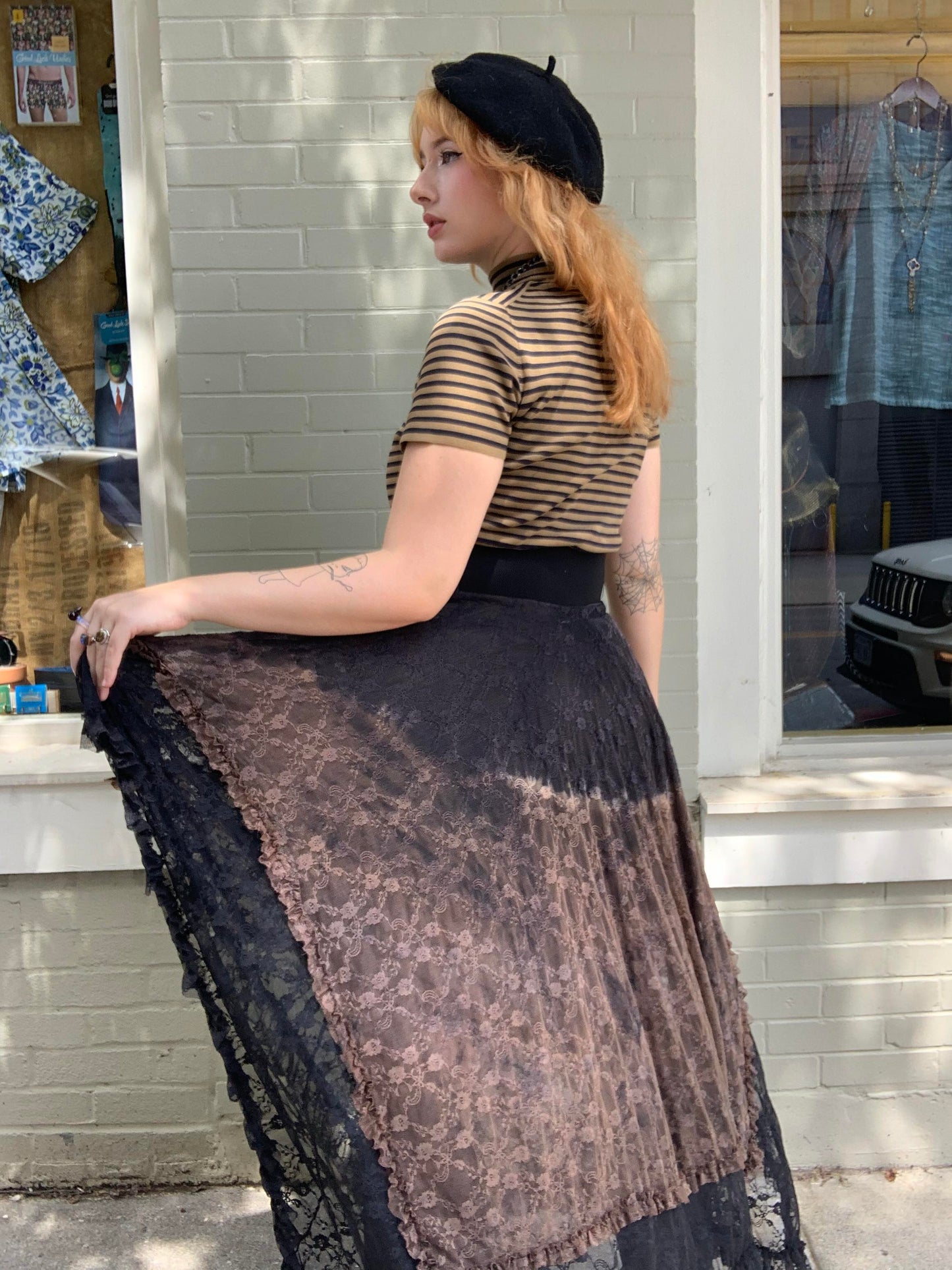 Custom Dyed Slip Skirt - La De Da