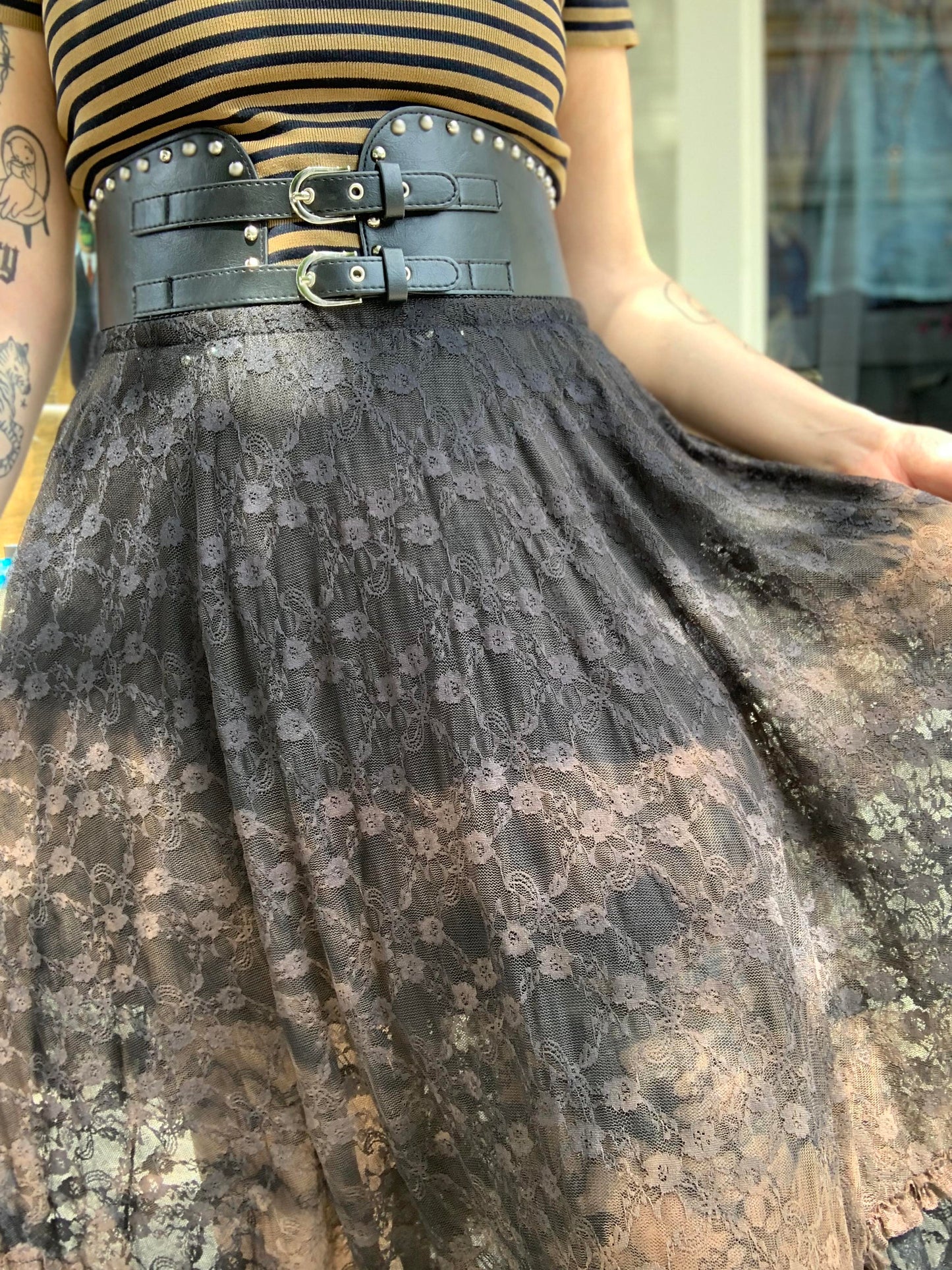 Custom Dyed Slip Skirt - La De Da