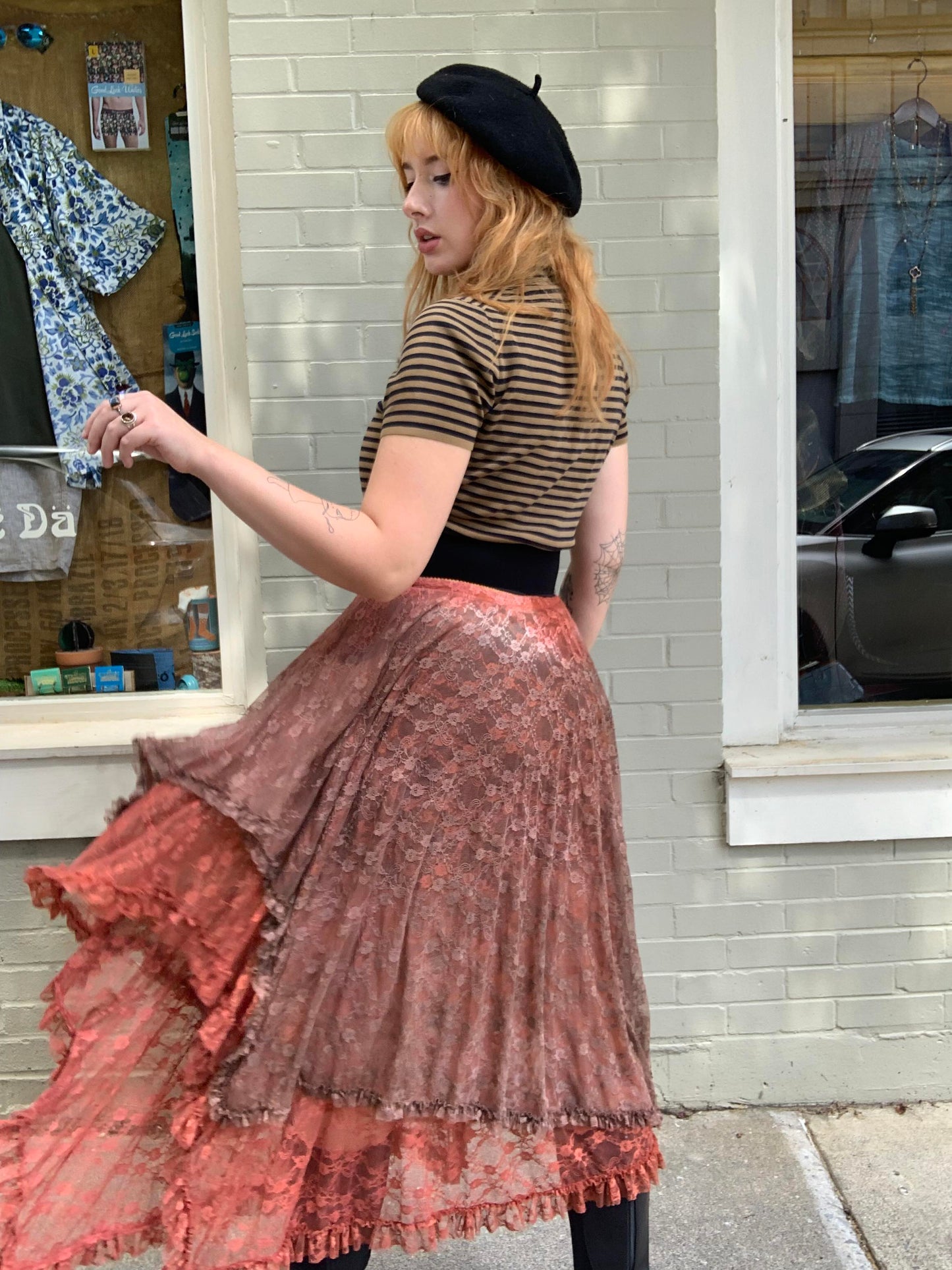 Custom Dyed Slip Skirt - La De Da