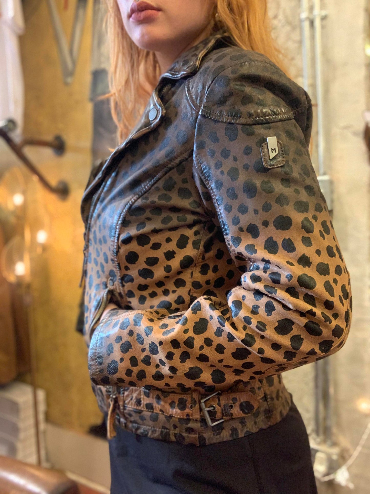 Valentina Snow Leopard Jacket - La De Da