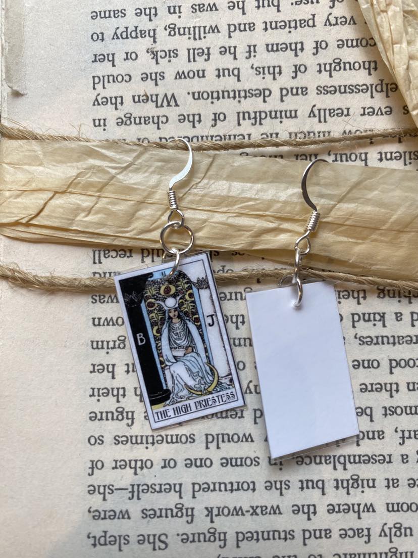 Tarot Essence Earrings - The High Priestess - La De Da