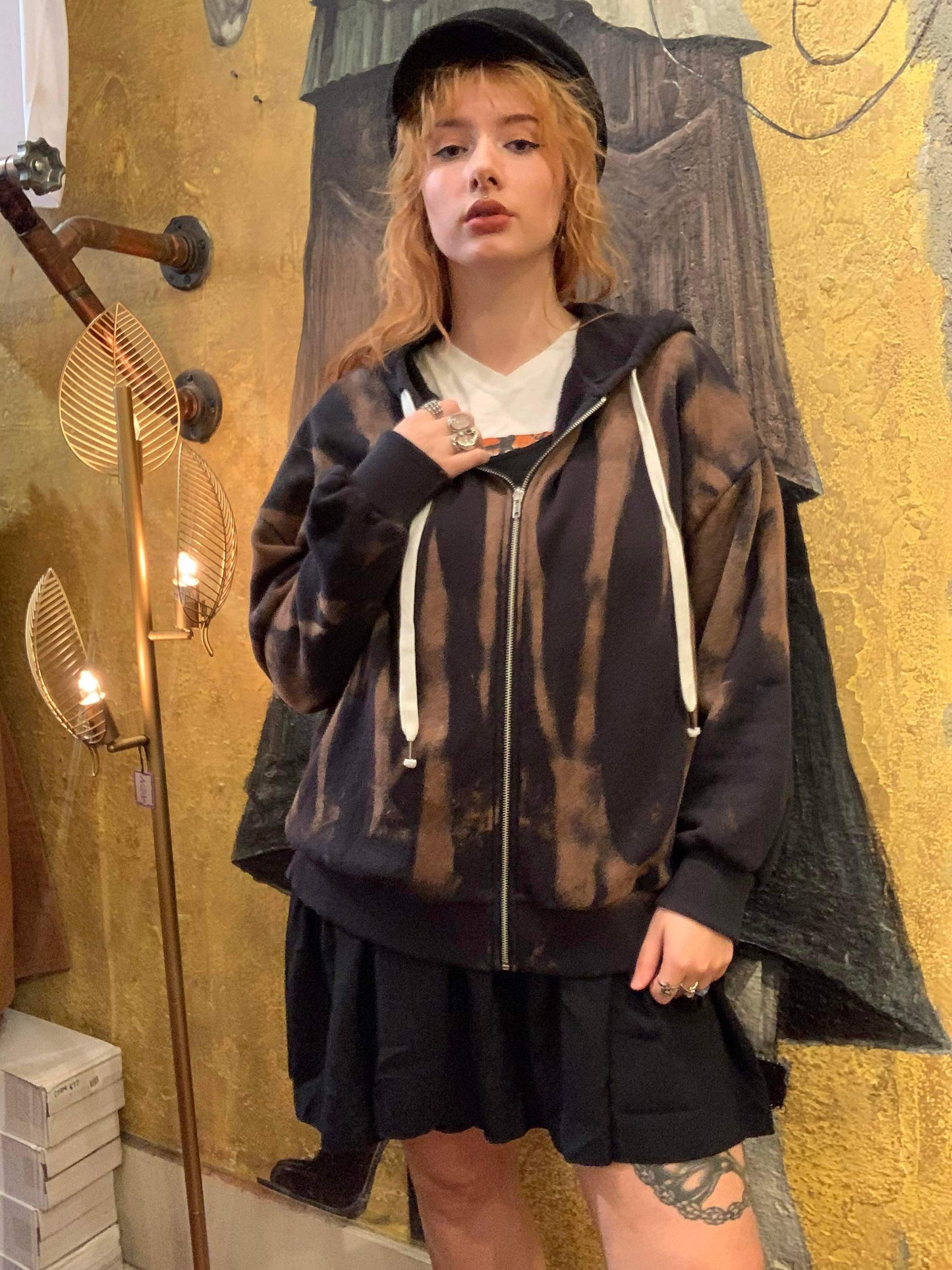 Custom Dyed Hoodie - La De Da