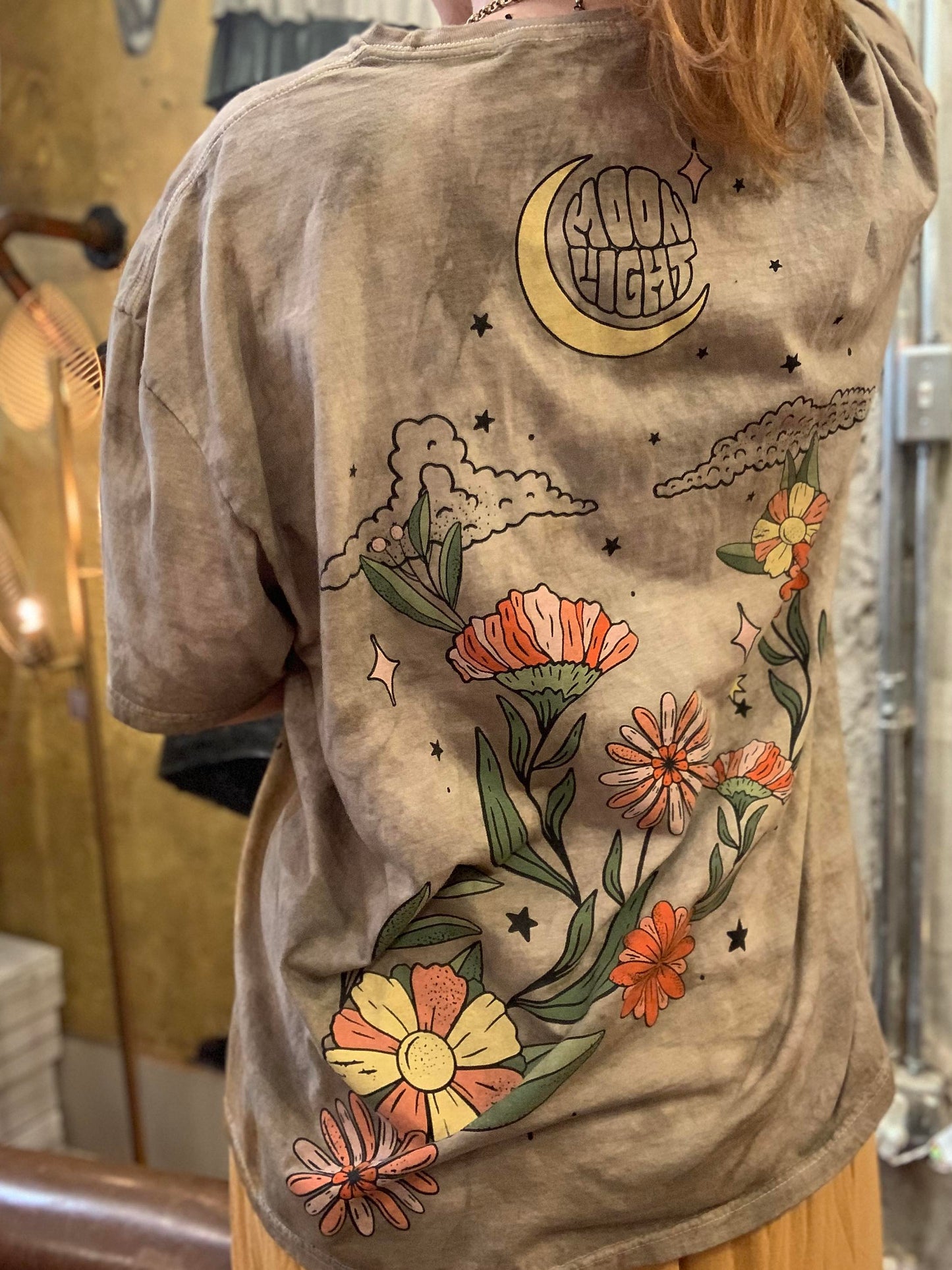 Custom Dyed Graphic Tee - La De Da