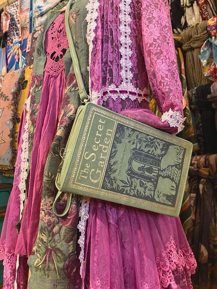 The Secret Garden Book Clutch/Crossbody - La De Da