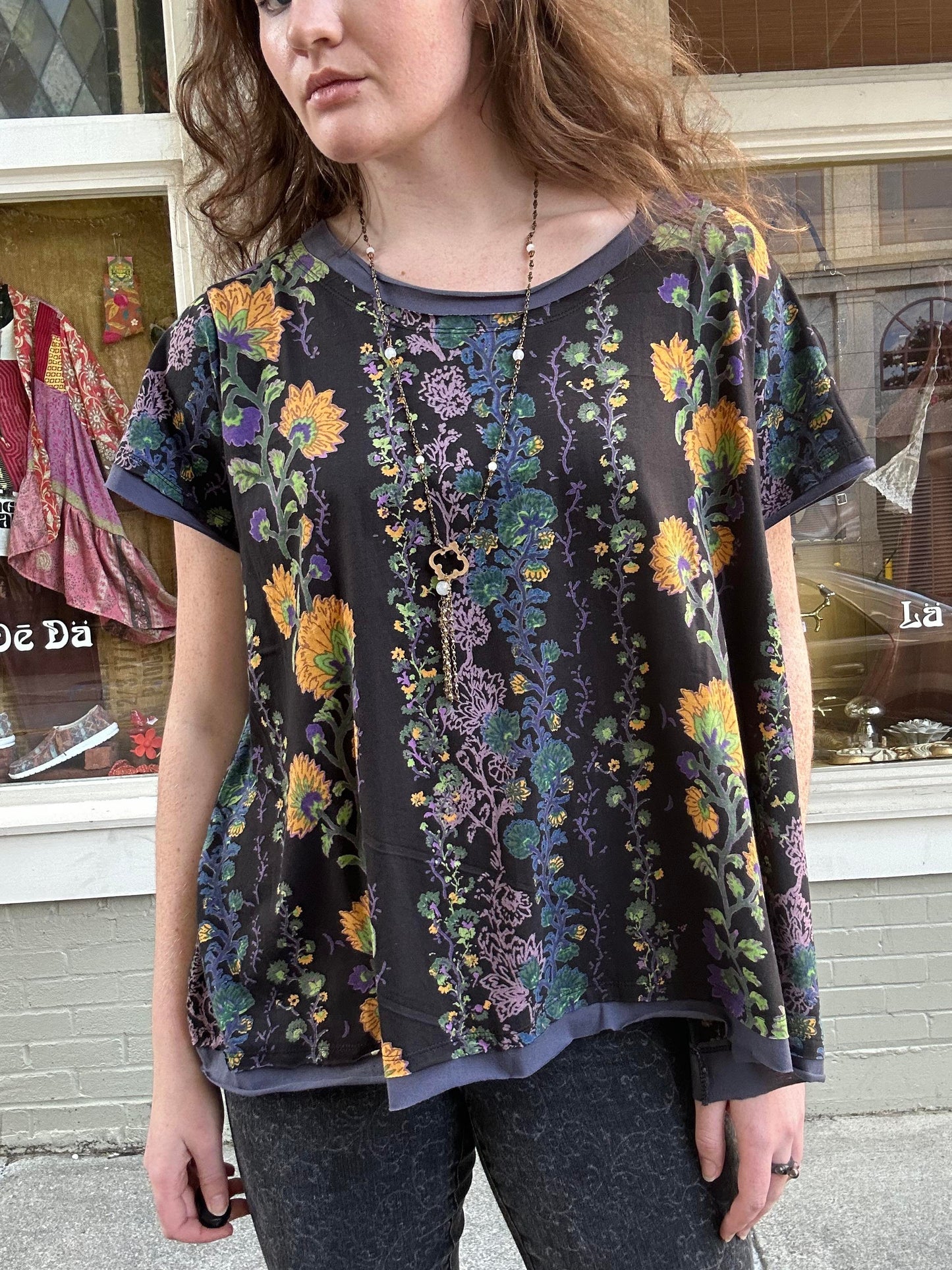 Margie Blouse in Cypress - La De Da