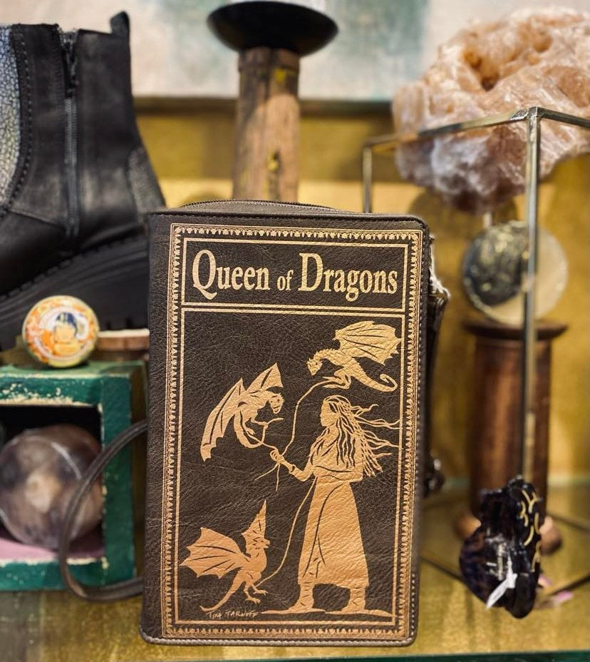 Queen of Dragons Book Clutch/Crossbody - La De Da