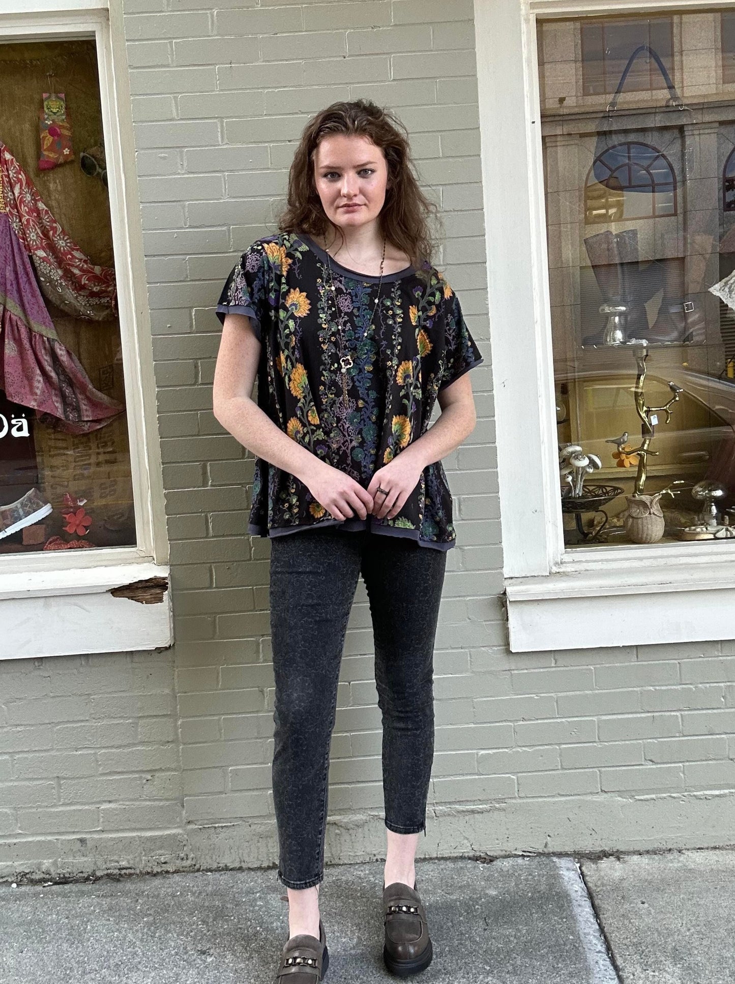 Margie Blouse in Cypress - La De Da