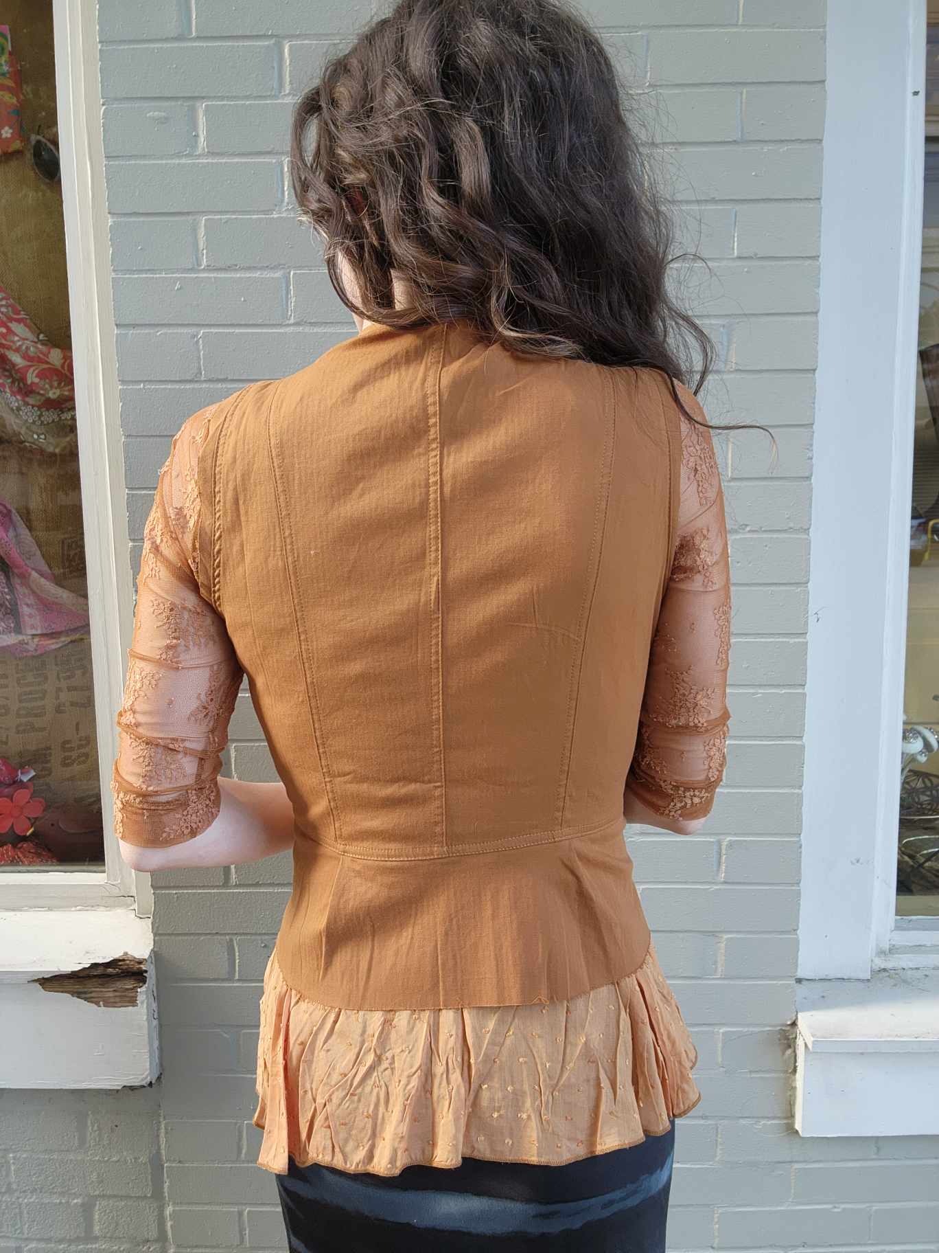 Copper Military Vest - La De Da
