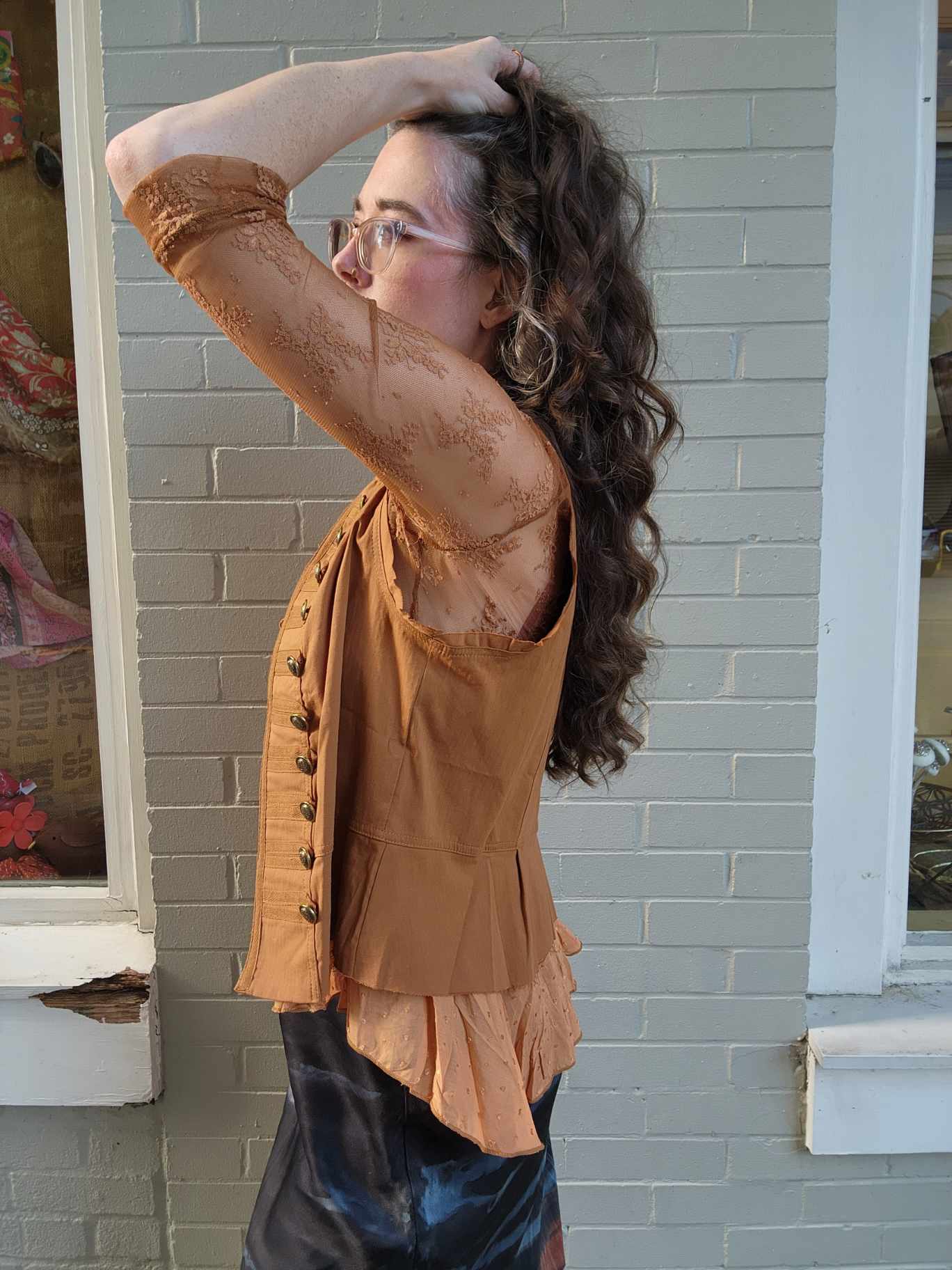 Copper Military Vest - La De Da