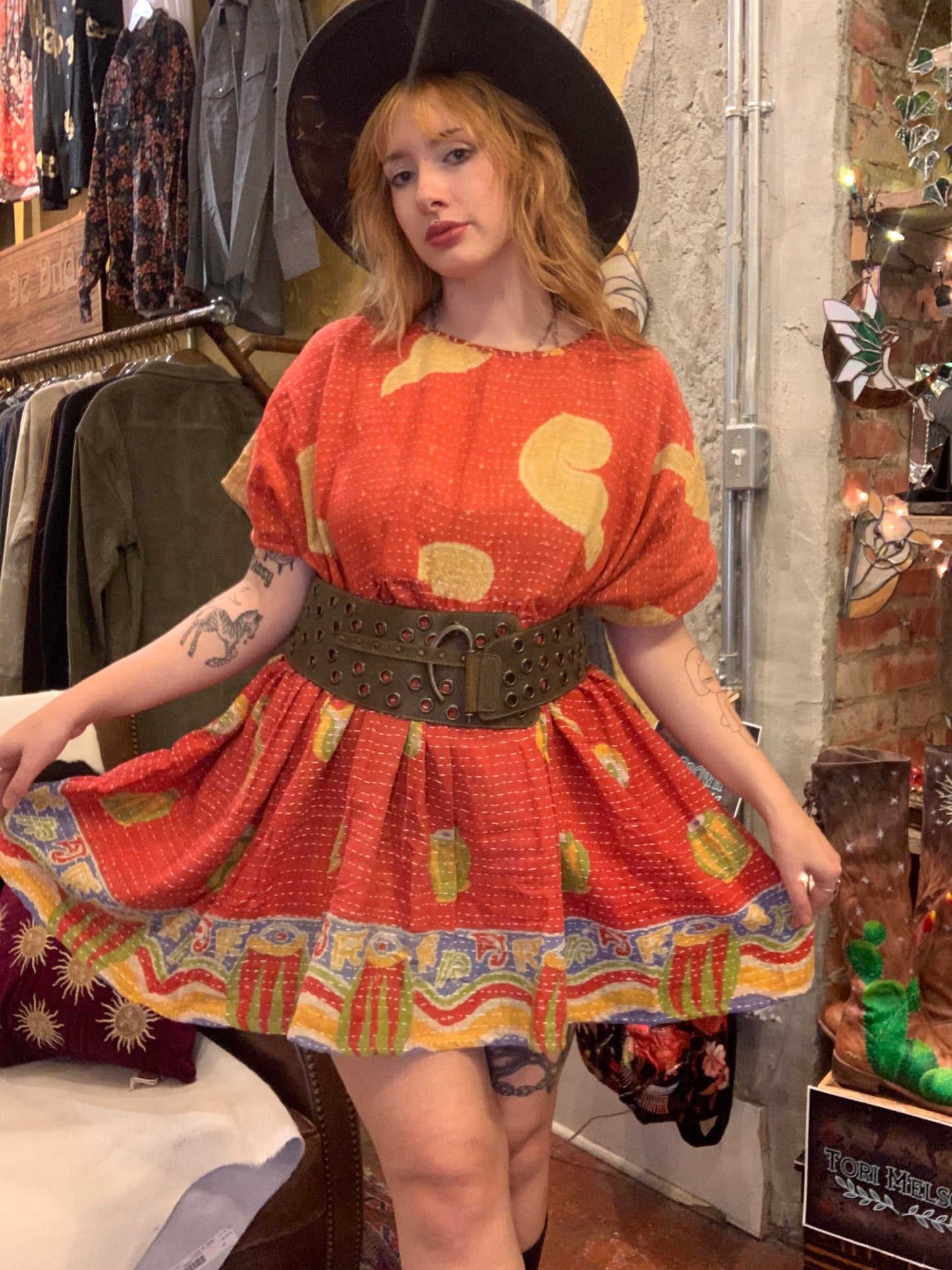 Golden Clouds Daydreamer Mini Dress - La De Da