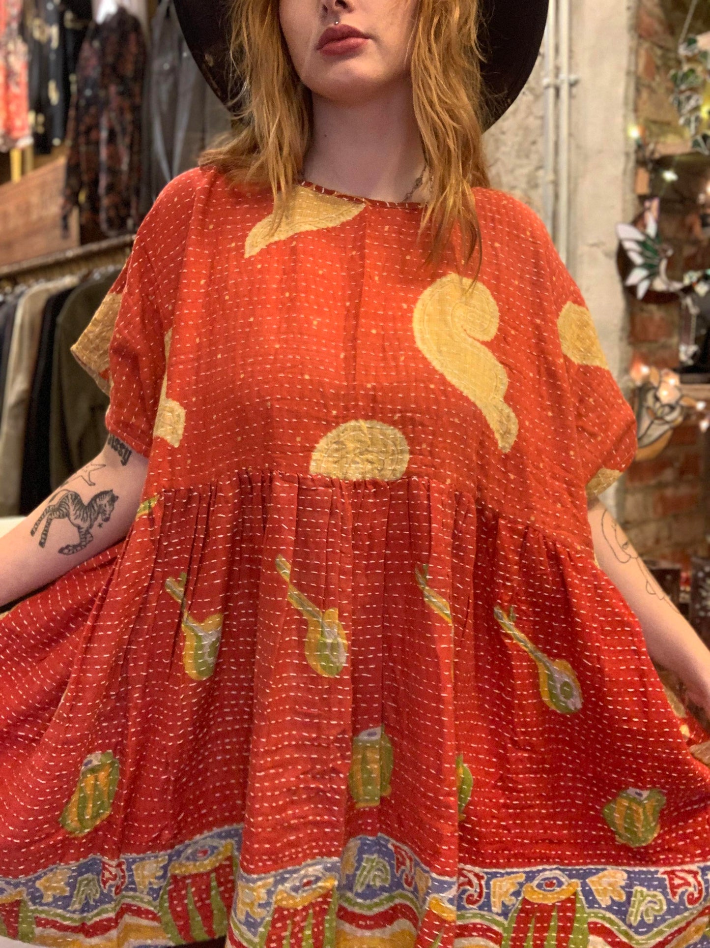 Golden Clouds Daydreamer Mini Dress - La De Da