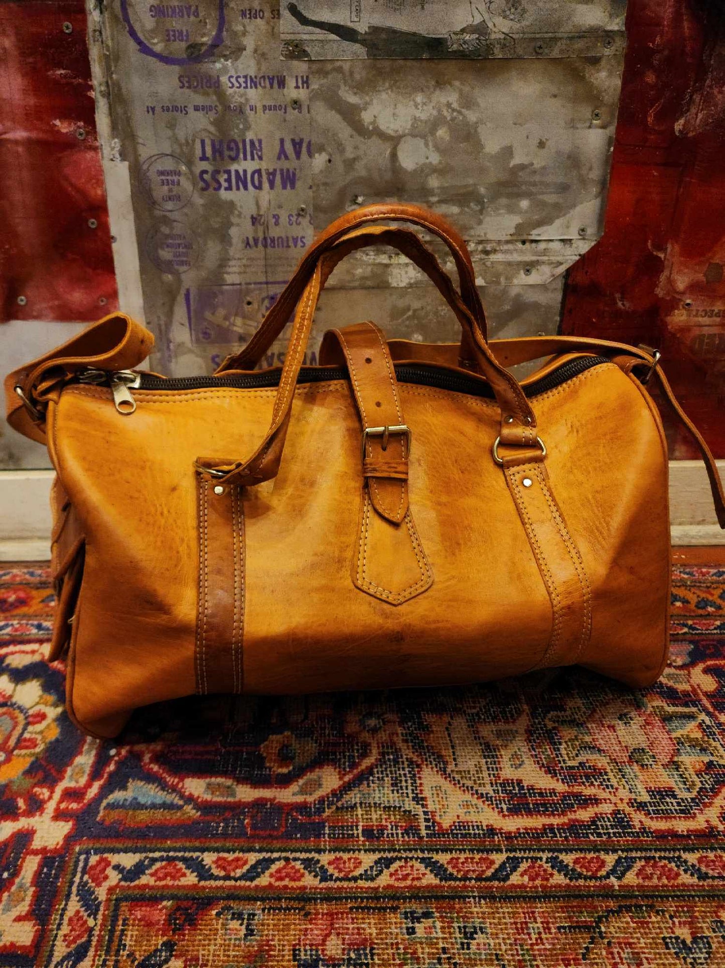 Large Travel Bag - Tan - La De Da