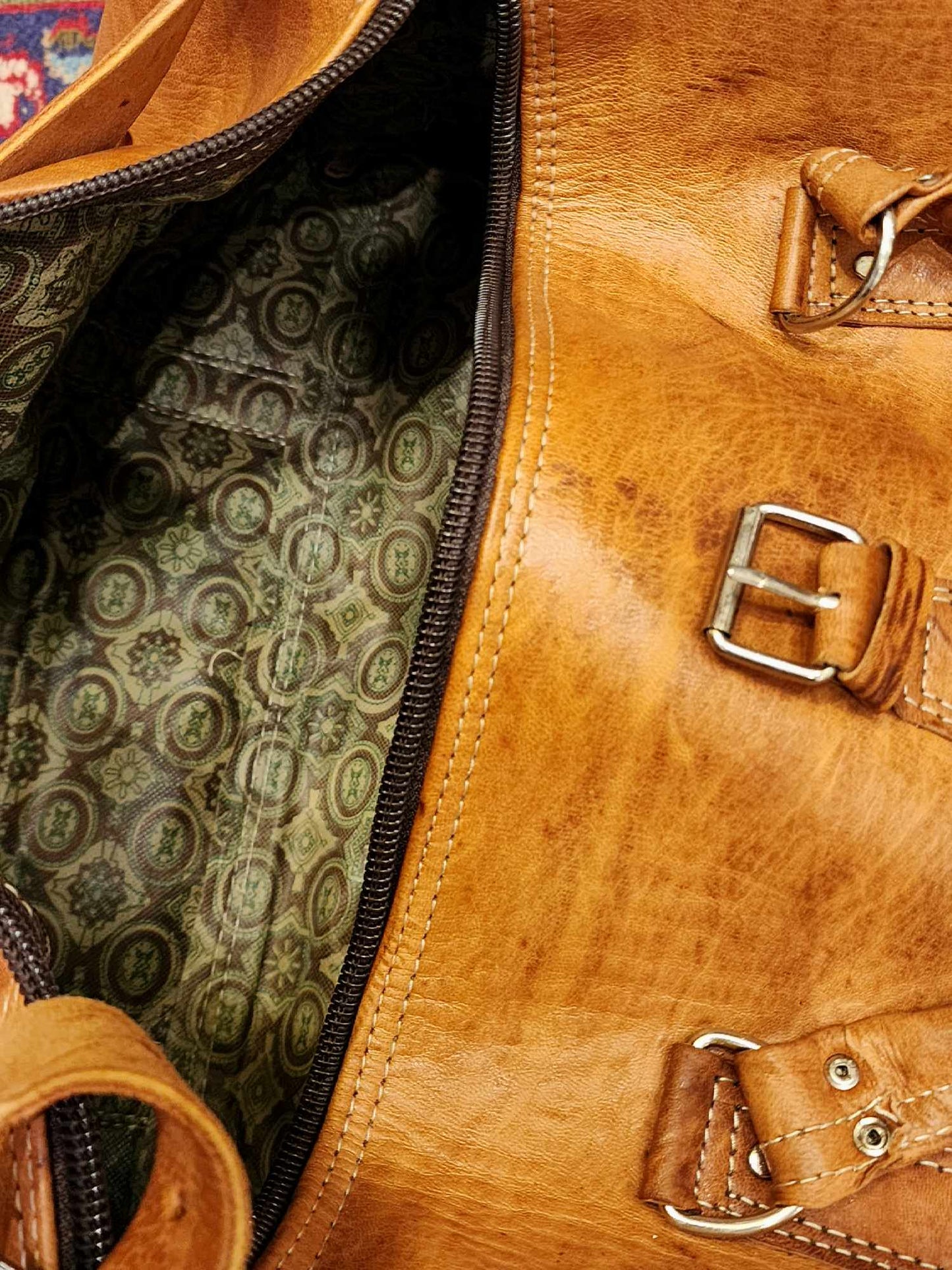 Large Travel Bag - Tan - La De Da