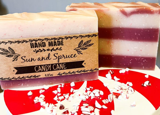Candy Cane Handmade Soap*