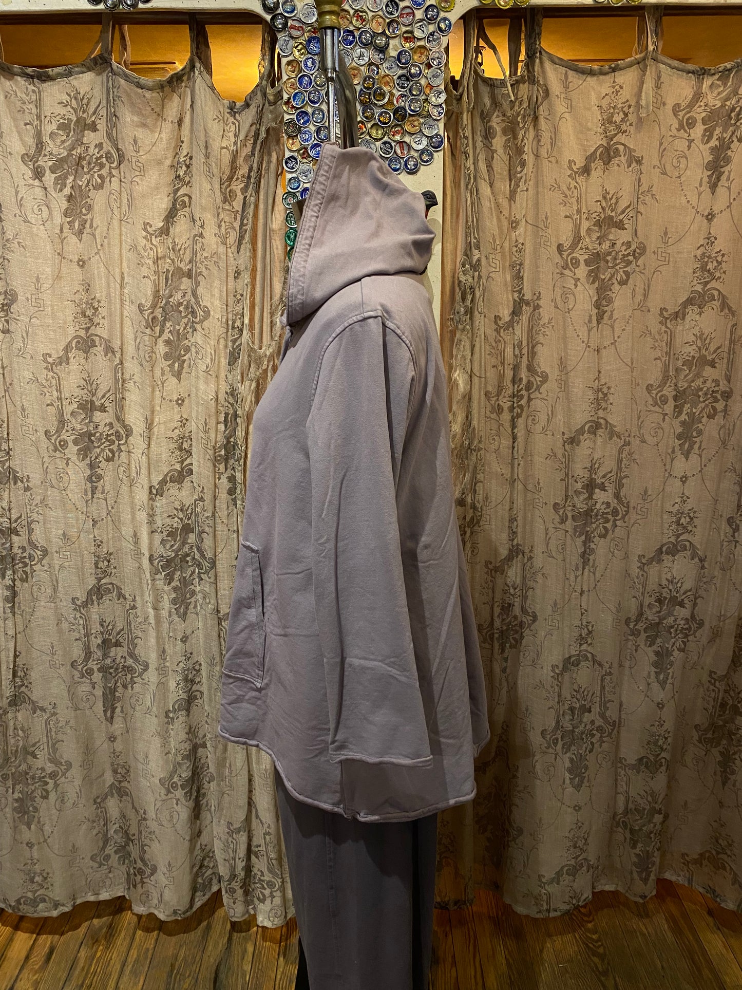 Purple Hooded Jacket