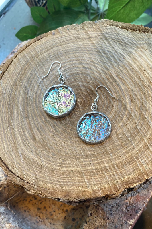 Circle Glass Earrings - KC10*