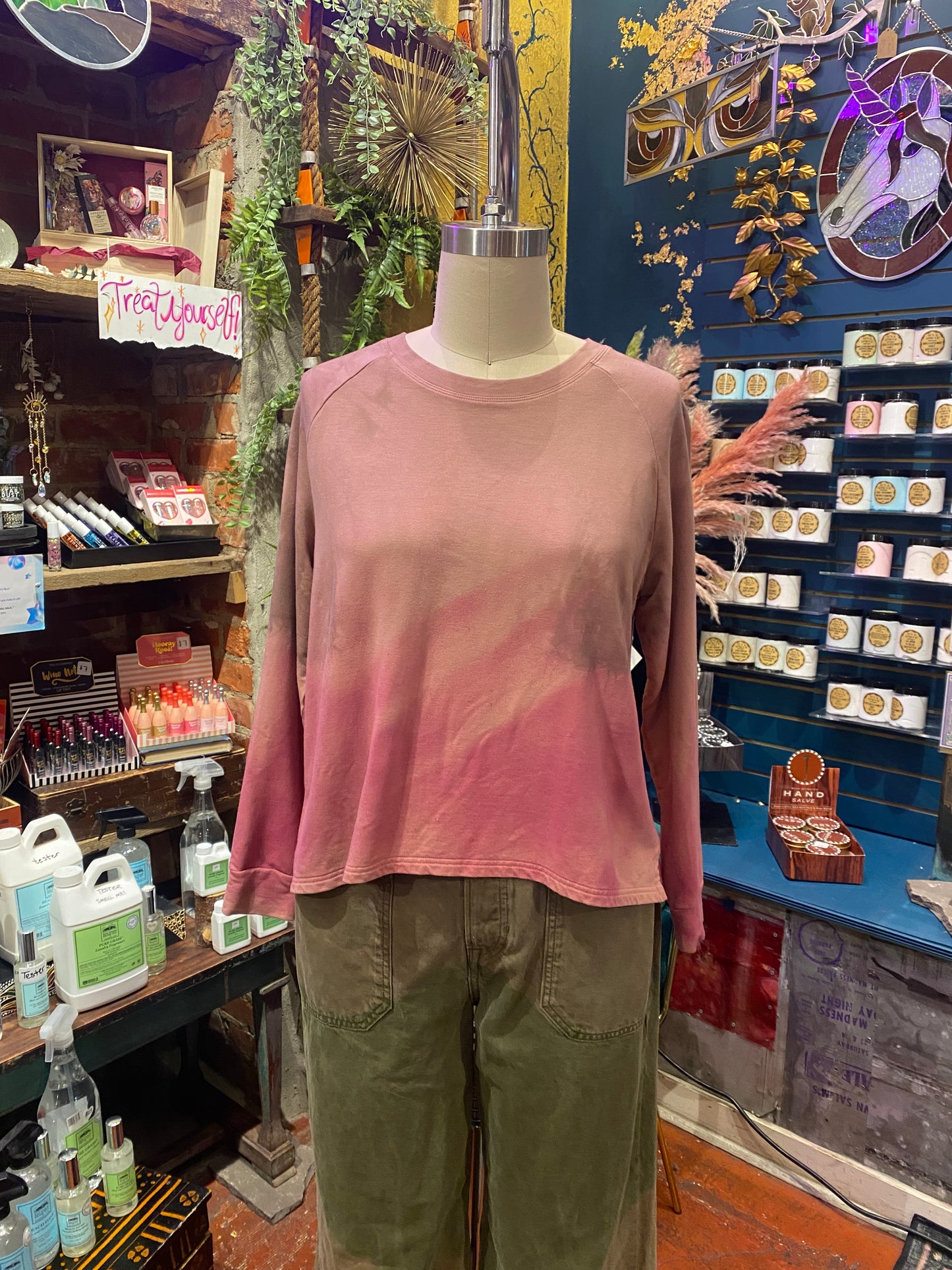 Custom Dyed Long Sleeve - Peach
