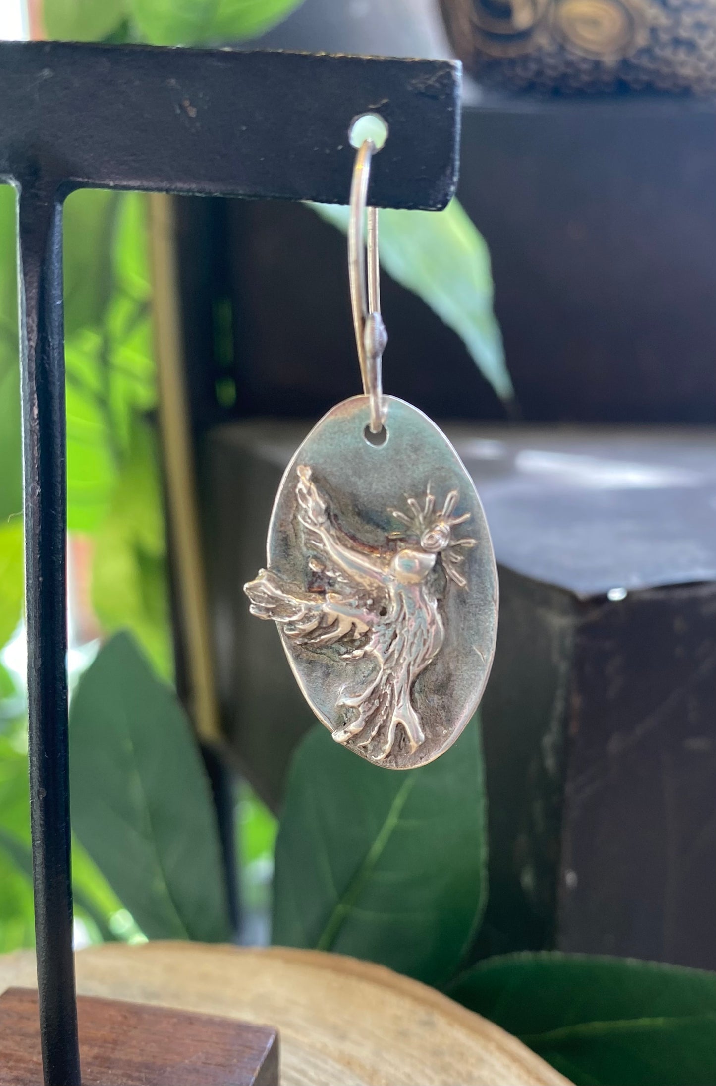 Fine Silver Doves Earring *425E-23