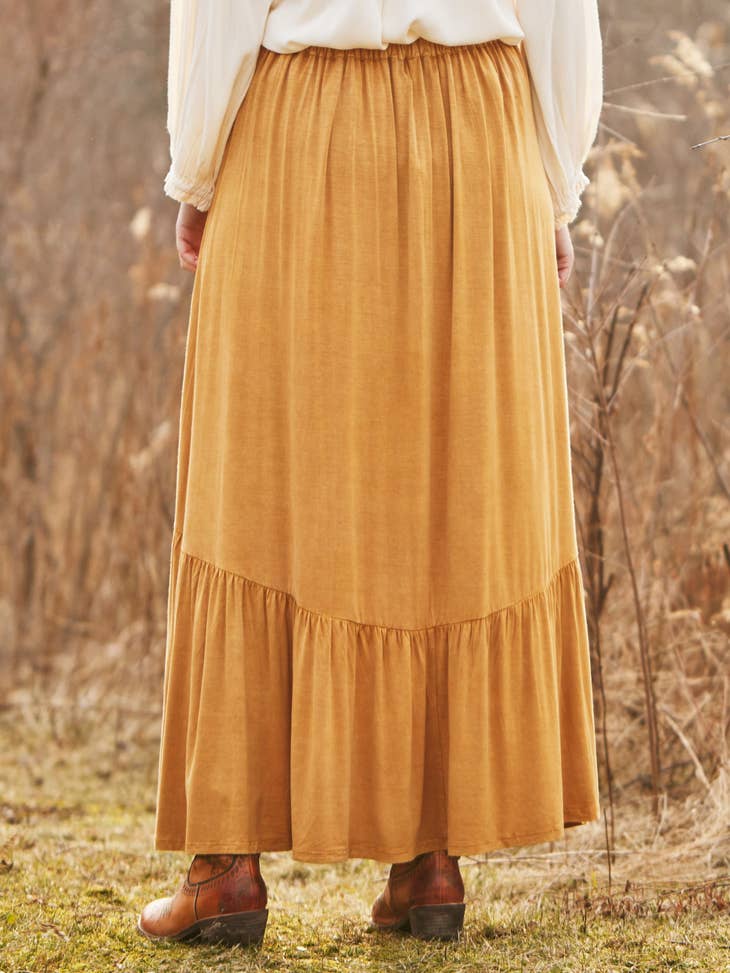 Homestead Marigold Jersey Skirt - La De Da