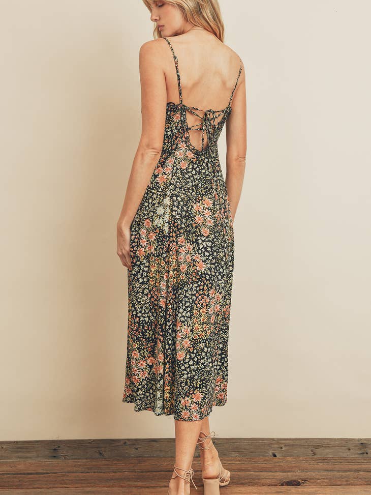 Heart To Get Criss Cross Midi Dress - La De Da