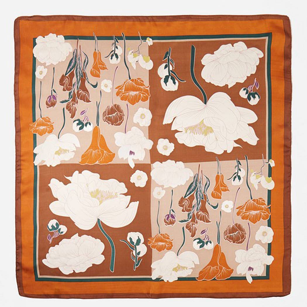 Flower Bandana - Orange