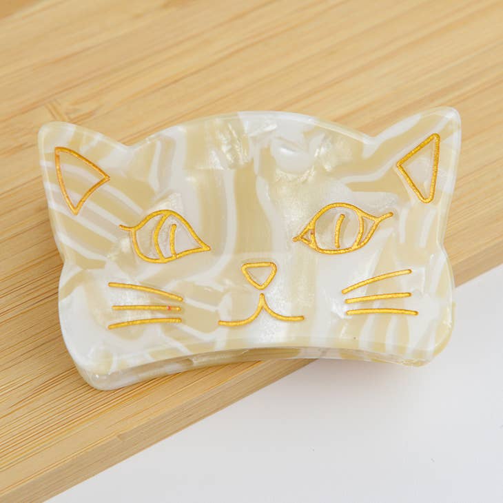 Acrylic Cute Cat Claw Clip - La De Da