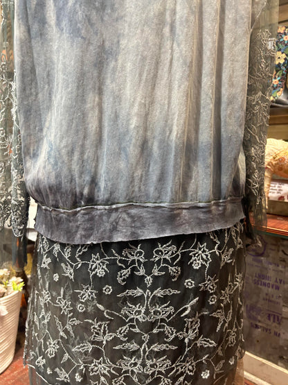 Custom Dyed Lace Tunic Dress* #2