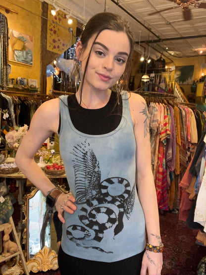 Winged Serpent Graphic Tank Top #2