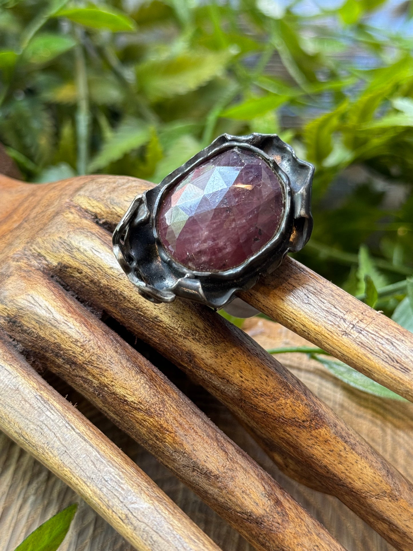 Rust Sapphire Ring