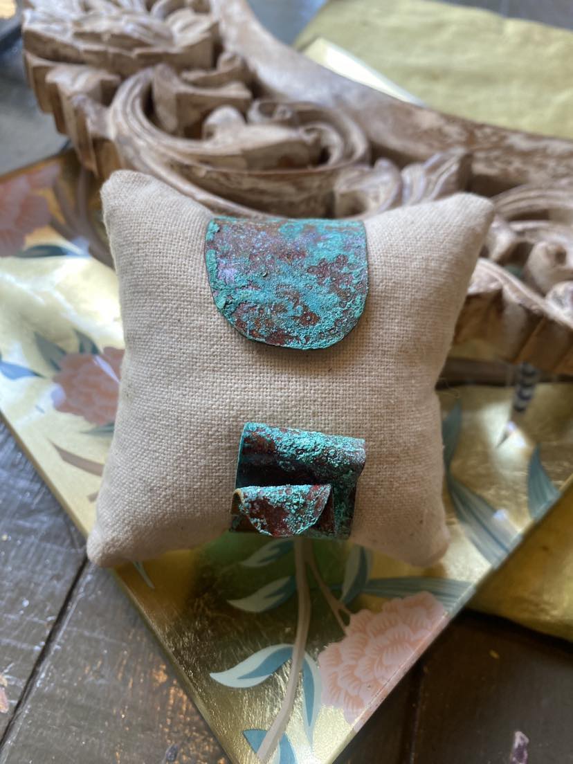 Copper Patina Bracelet- Blue *HH2
