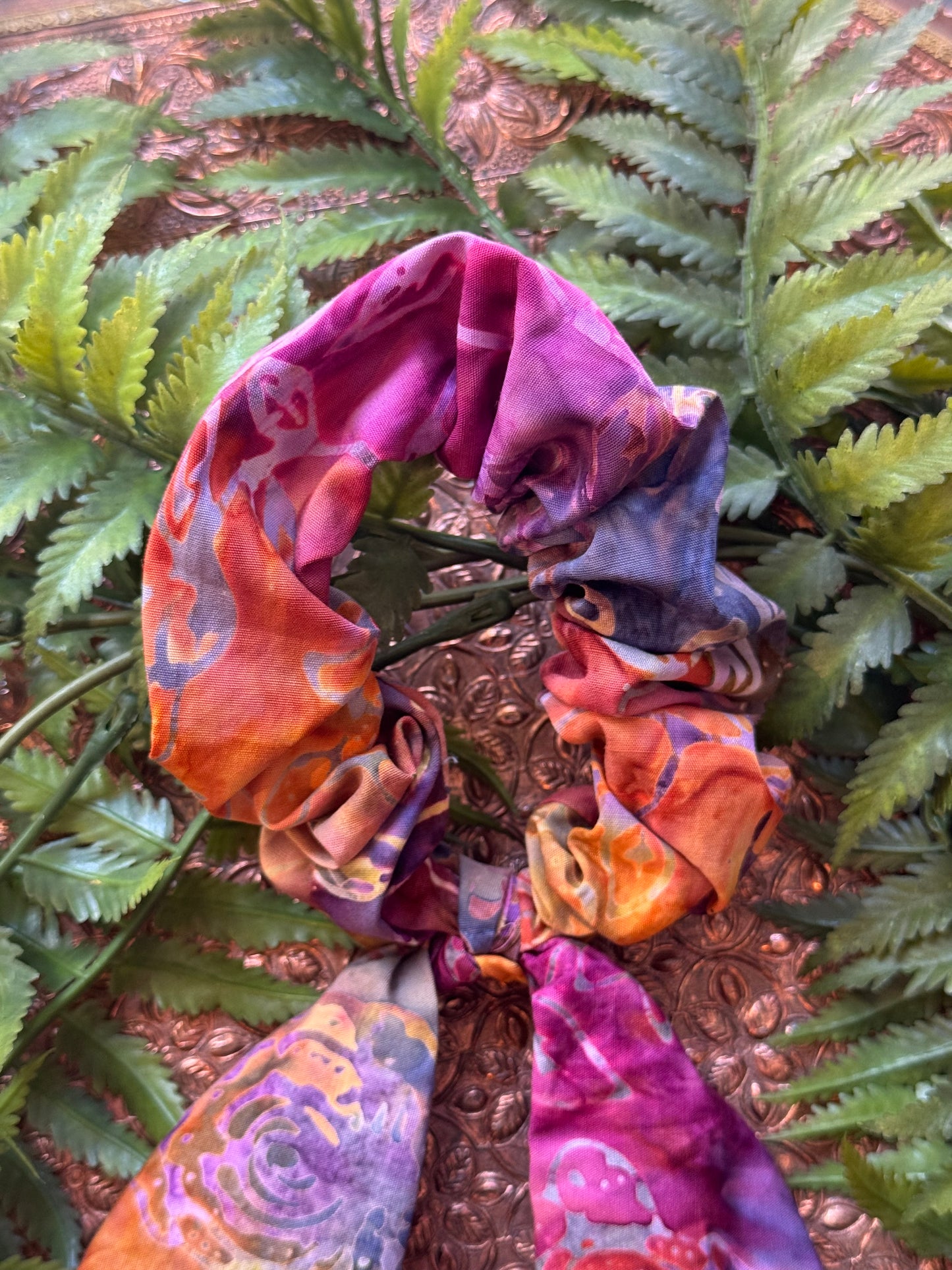 Pink Batik Scrunchie Scarf #SS11*