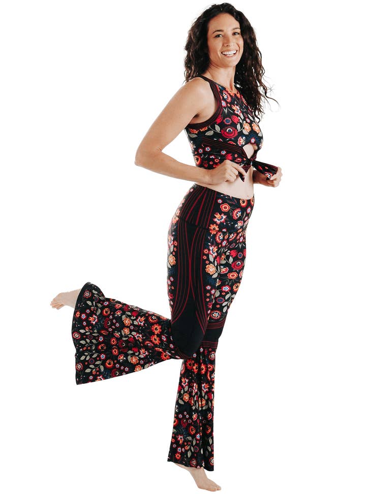Folklore Printed Bell Bottoms - La De Da
