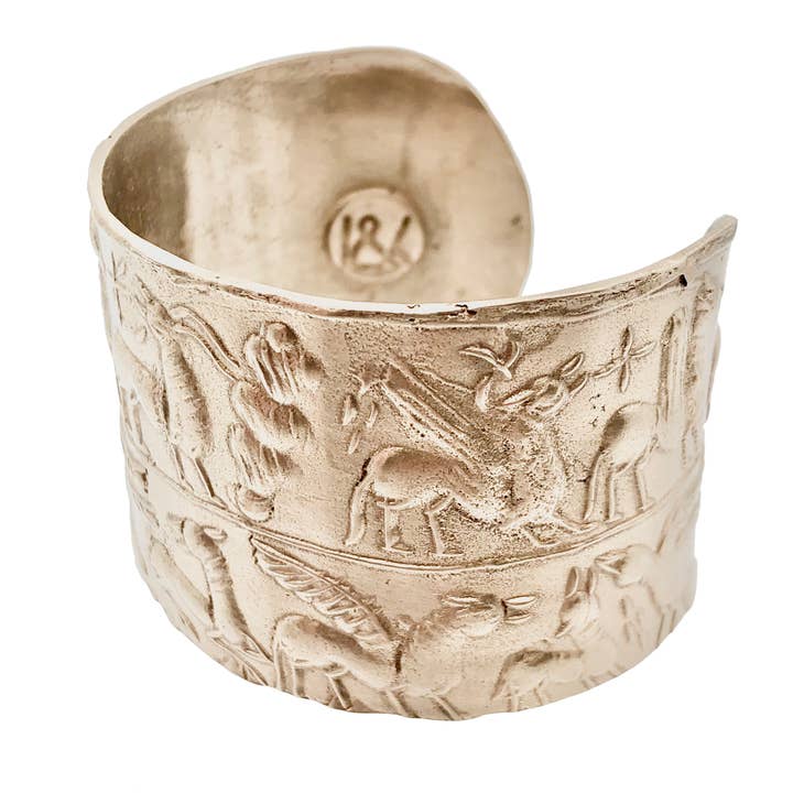 Ancient Animal Intaglio Cuff - La De Da