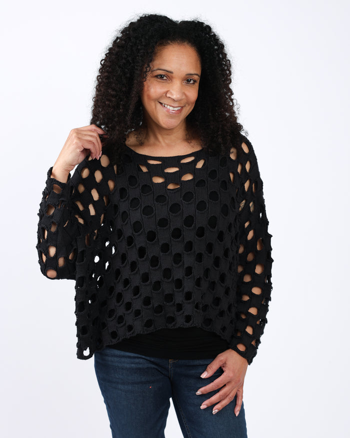 Lula Pullover - Black - La De Da