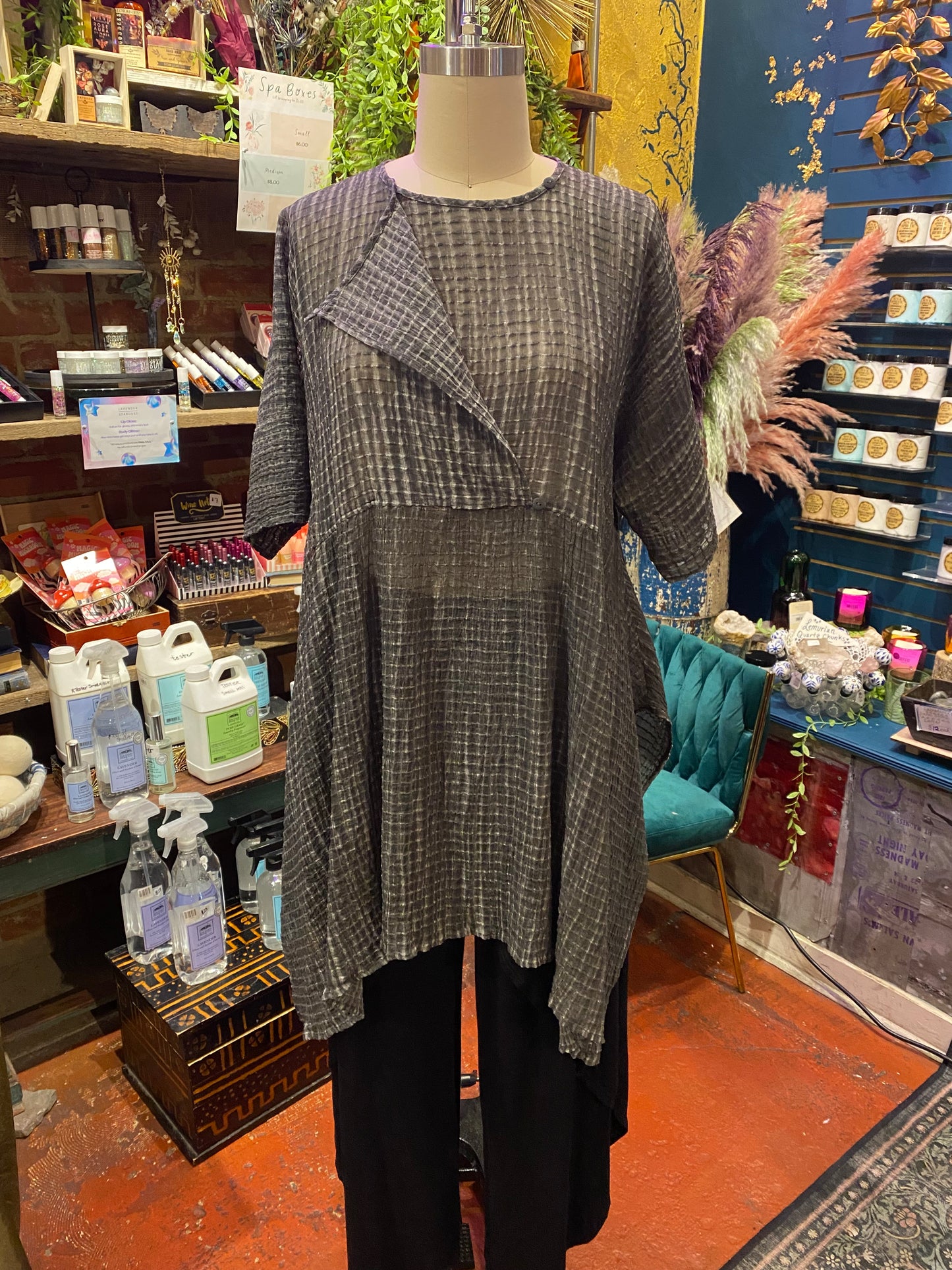 Zen Flow Tunic - Grey