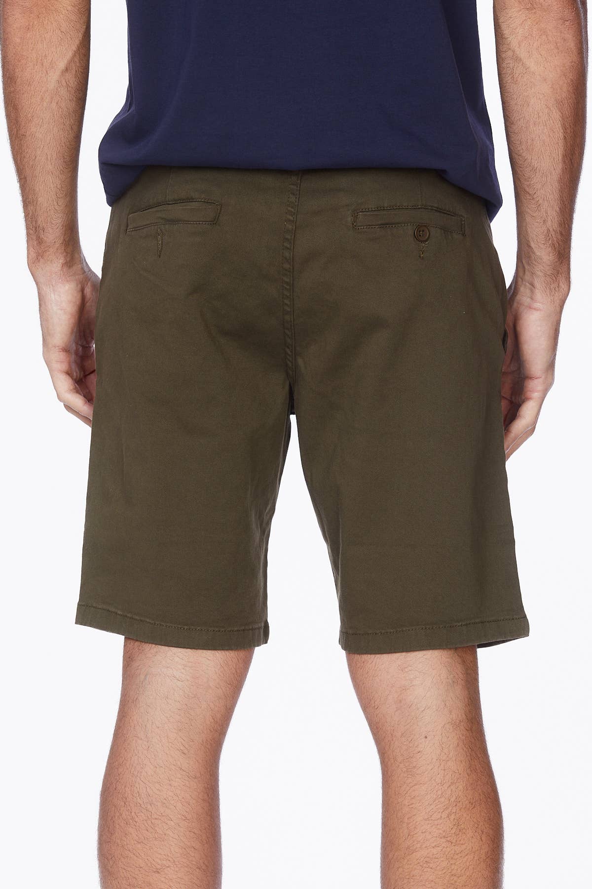 Men's Twill Summer Stretch 4 Pocket Chino Shorts - OLIVE