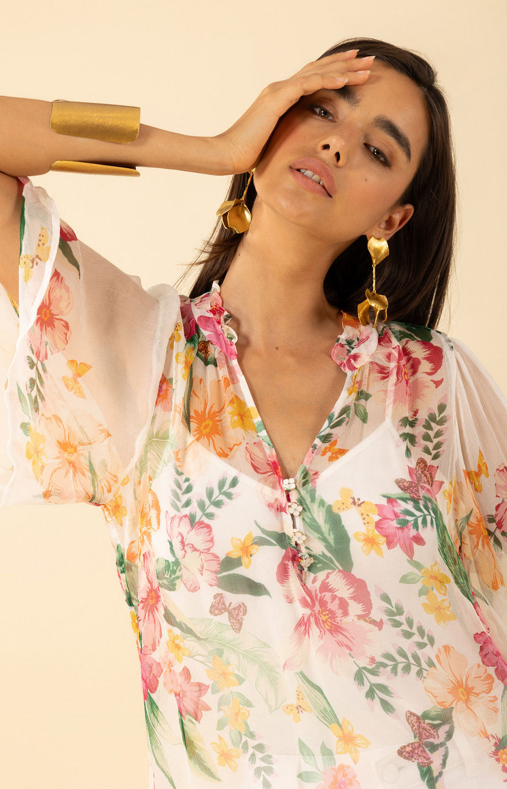 Short Sleeve Top - Ivory