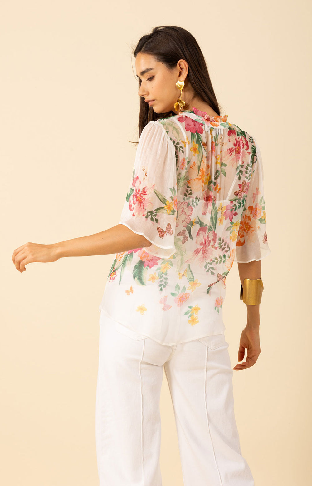 Short Sleeve Top - Ivory