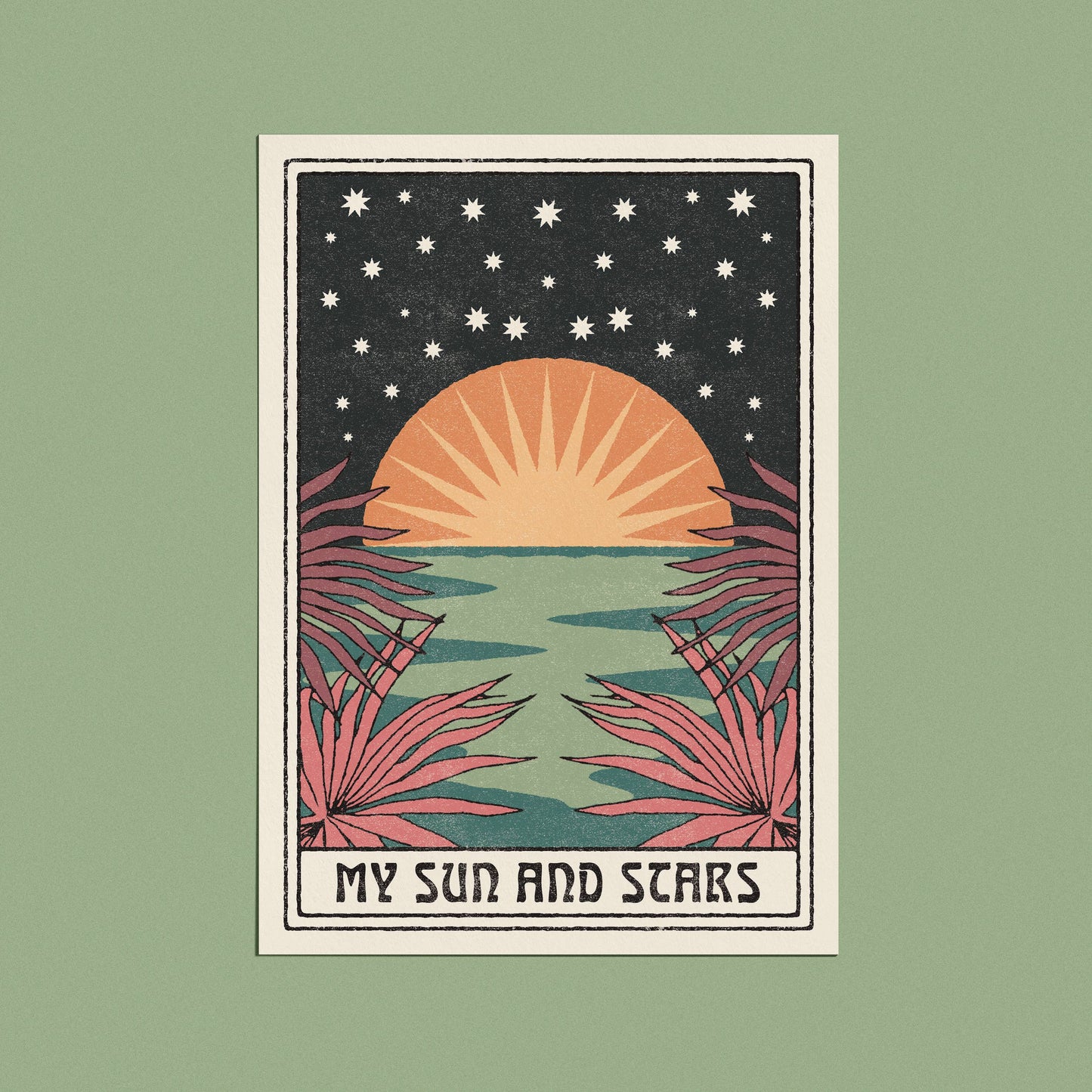 My Sun and Stars Card - With cello wrap