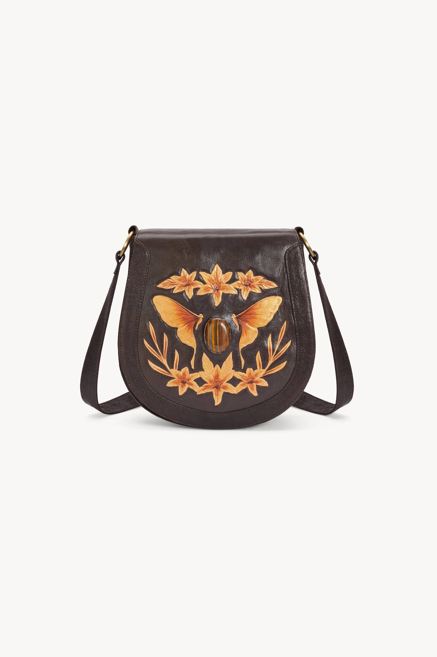 Luna Lily Bag Metallic Dark Choc/Gold / Tigers Eye