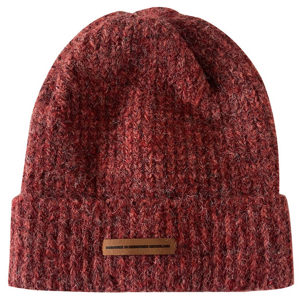 Adult Knitted Hat - Unisex (Wine)