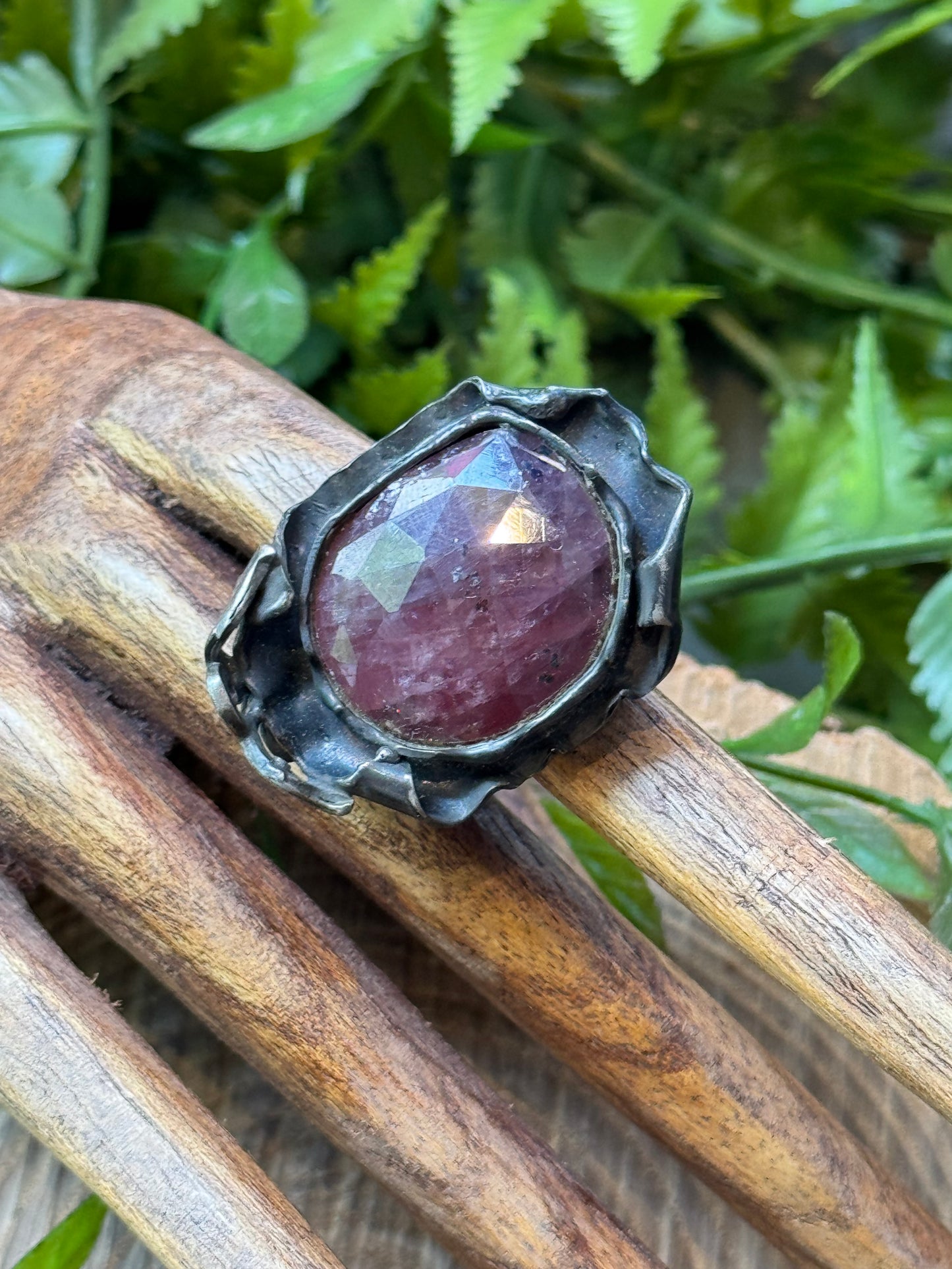 Rust Sapphire Ring