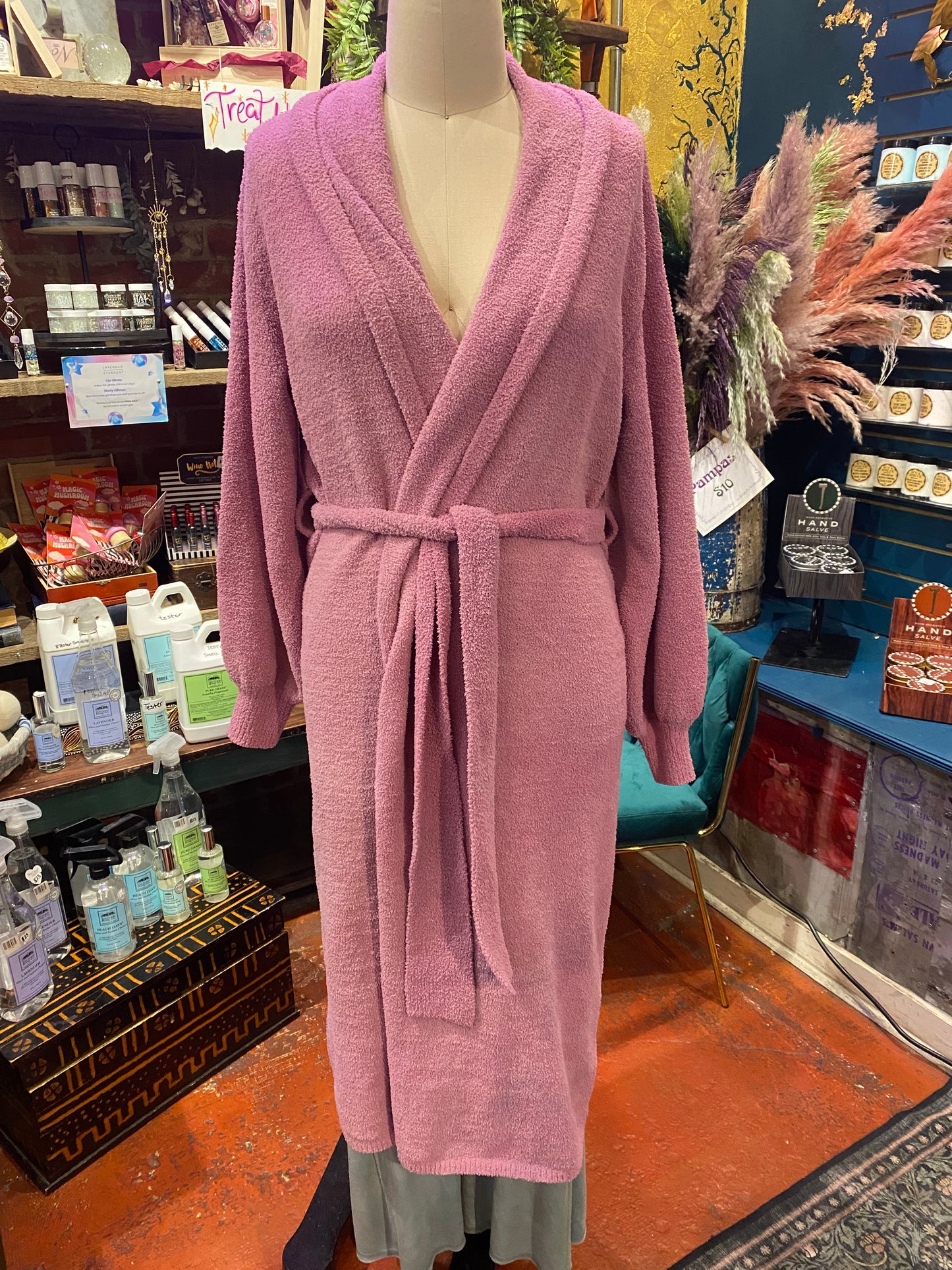 Custom Dyed Robe - Pink