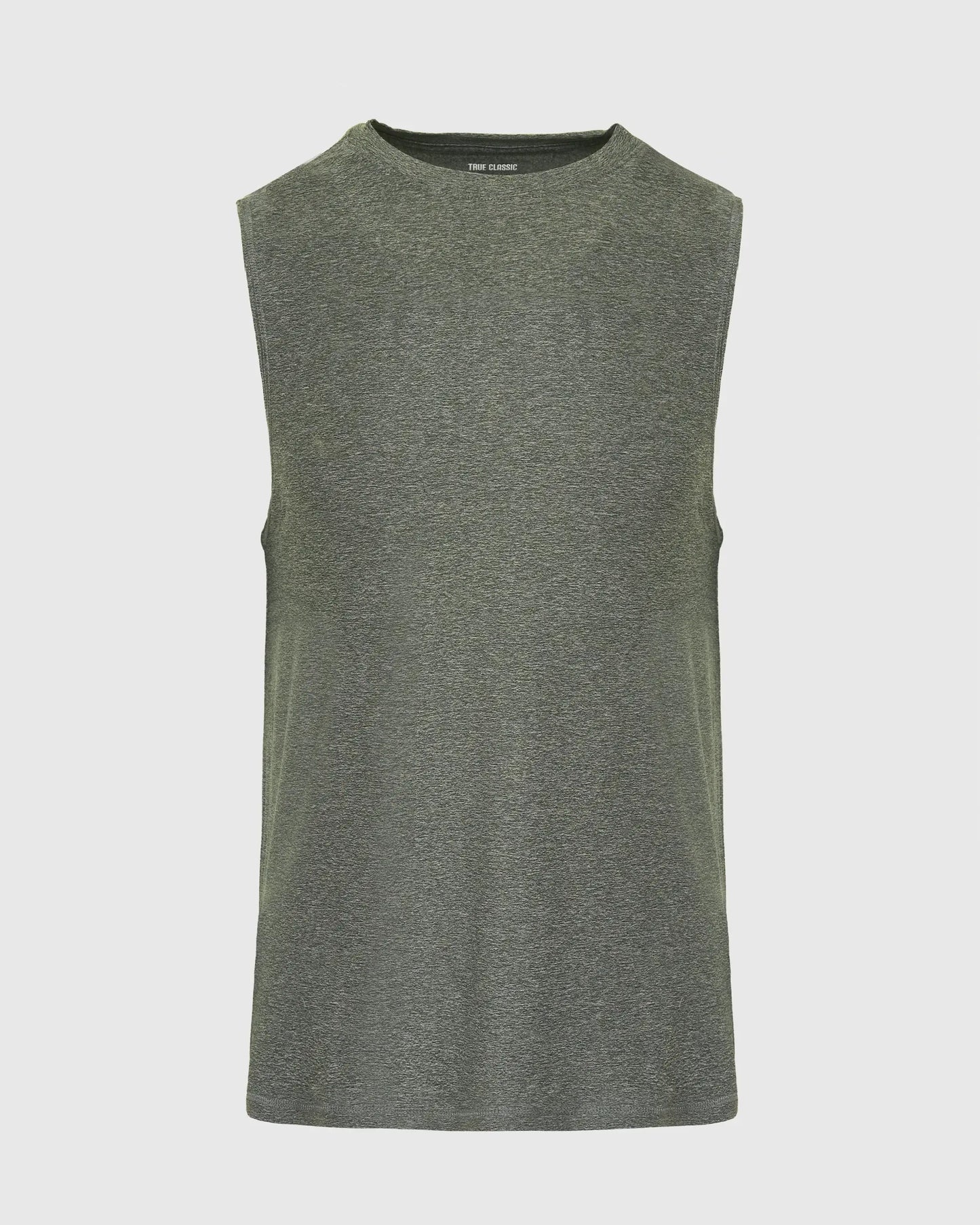 Active Sleeveless Muscle Tank - Heather Forest