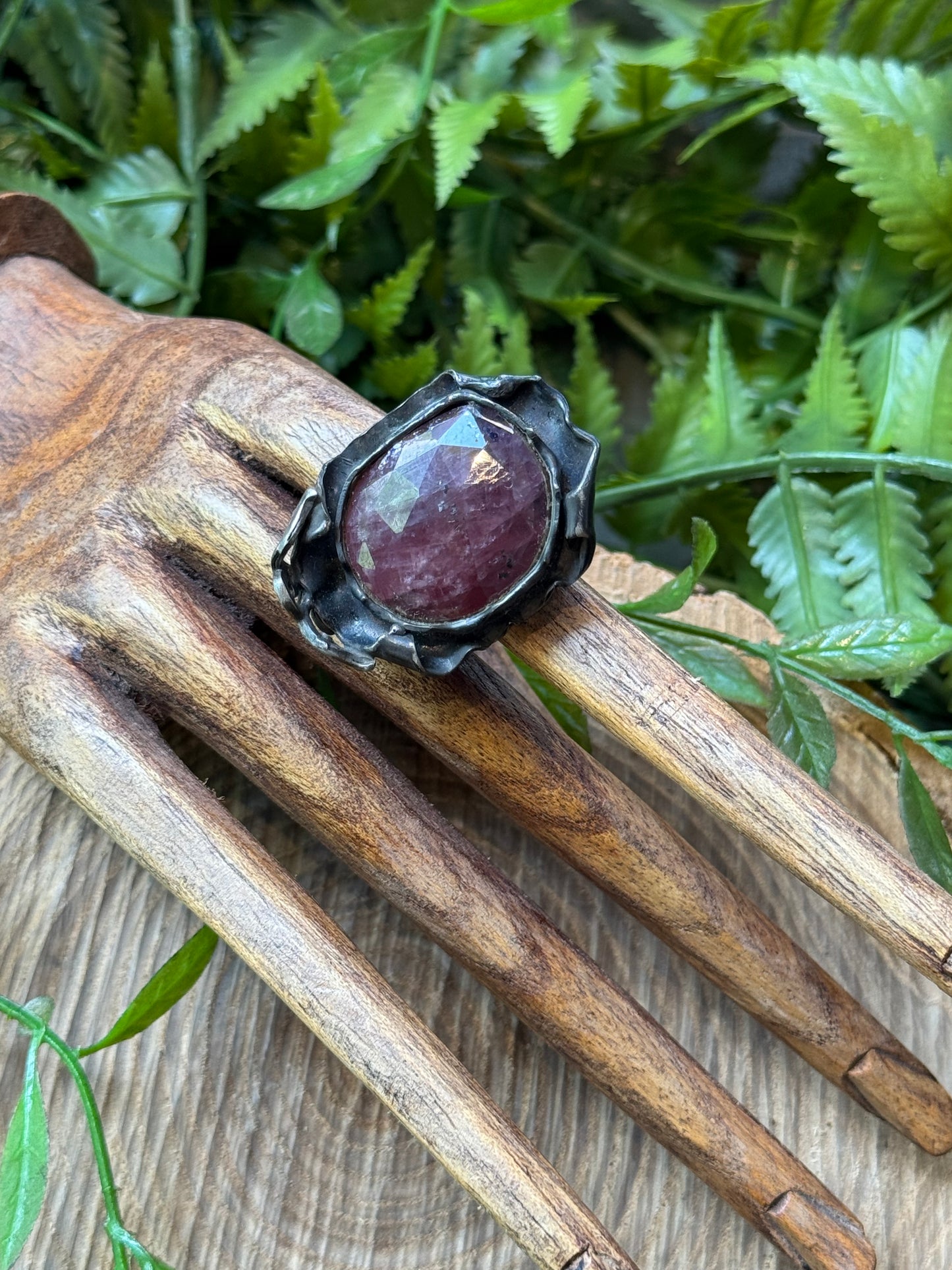 Rust Sapphire Ring
